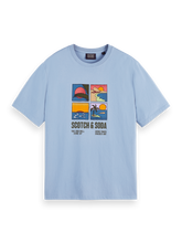 SCOTCH AND SODA Regular-Fit Front and Back Artwork T-Shirt - Gravity NYC